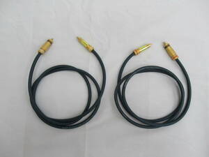 [2 pcs set approximately 1.1m]SAEC RCA cable STRESS FREE 99.99997%Cu LINE CABLE saec 