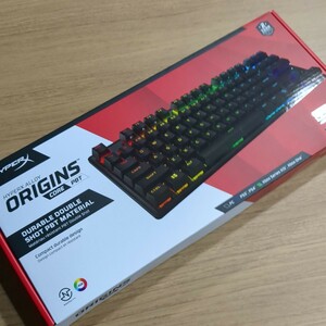 【新品・未開封】ハイパーエックス (HyperX) 【日本語】 Alloy Origins Core RGB PBTメカニカルゲーミングキーボード テンキーレス Hyper