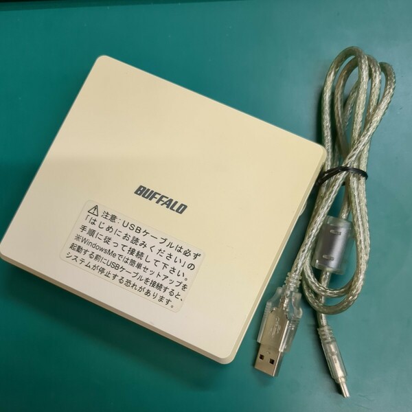 【動作確認済】 バッファロー MOドライブ MO-PL640U2 USBケーブル付