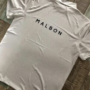 マルボンゴルフ MALBON GOLF 　シャツ　モックネック　半袖　白色　白　S レディース