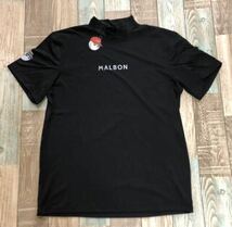 マルボンゴルフ MALBON GOLF 　シャツ　モックネック　半袖　メンズ_画像4