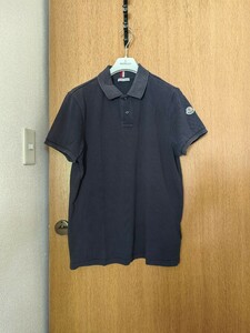 １円出品【モンクレール】ポロシャツ サイズS ネイビー ジャパンタグ