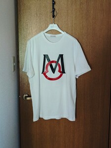 １円出品【補修】Tシャツ サイズM ホワイト ジャパンタグ モンクレール