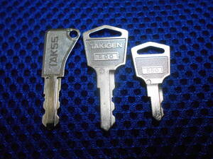  original key [3 pcs set ]takigenTAK55 / 500 / 550 key 