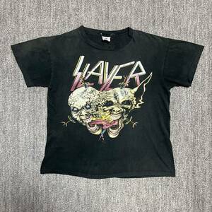  rare that time thing gdofe-doslayer attrition year 90s 80s Vintage T-shirt 1991 mega tesanthrax band T-shirt niruva-nare Chile 