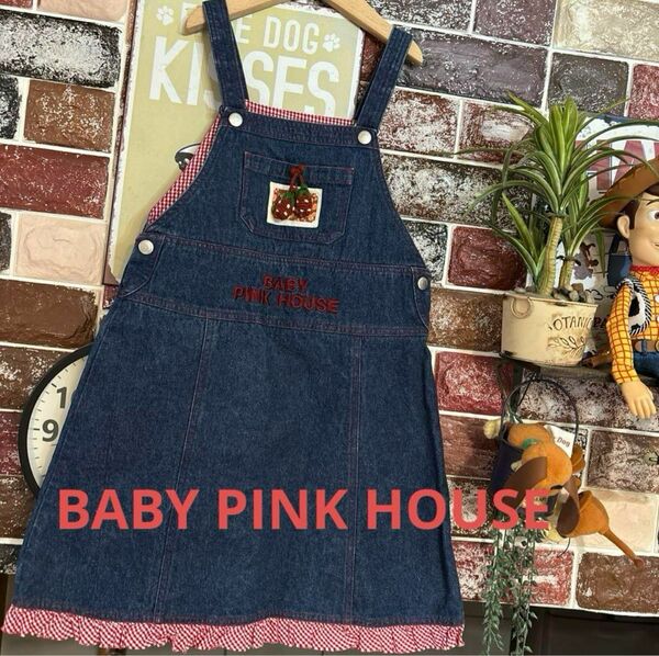 BABY PINK HOUSE ピンクハウス ジャンパースカート デニム