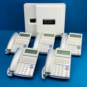 【美品】保証付！設置工事費込！SAXA PT1000std主装置+TD710電話機5台セット