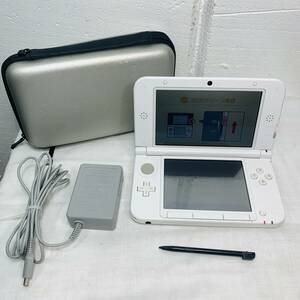 美品 Nintendo 3DS LL 本体 ホワイト 動作確認済み 初期化済み USED品 1円スタート 