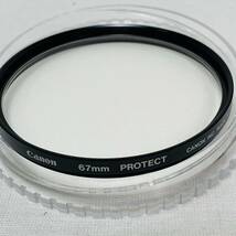 Canon キャノン 保護用カメラレンズフィルター 67mm Protect Filter CZ6-3175 USED品 1円スタート_画像2