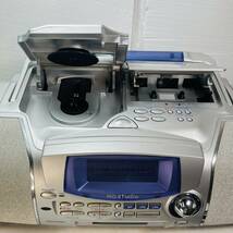 シャープ SHARP MD/CDシステム MD-F150-S 2001年製 通電確認 CD再生確認済み テープ不良 MD動作確認未 USED品 1スタ 1円ショップ _画像5