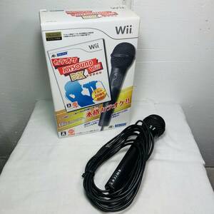 Wii カラオケ JOYSOUND Wii DX ソフト欠品 専用USBマイクDXのみ USED品 1円スタート 1円ショップ 1スタ 