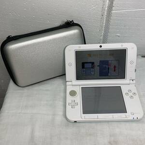 Nintendo 3DS LL body mint × white operation verification ending the first period . ending case attaching USED goods 1 jpy start 1 jpy shop 1 start 