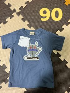 ☆新品☆ だだんだんTシャツ　ベビー　キッズ　Tシャツ　半袖　アンパンマン　ブルー