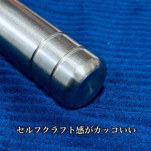 ハイエース用 鋼鉄製シフトノブ 無電解ニッケルメッキ品 全長150mm 太さ25mm M8タップ セルフクラフト 日本製 高精度の画像3