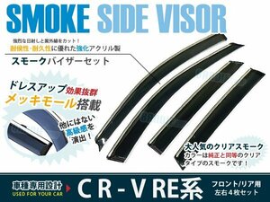 CR-V CRV RE3 RE4 スモーク ドアバイザー 純正風 4枚セット