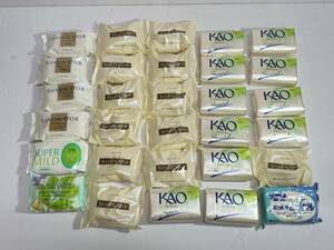 ★格安出品！！ 未使用 固形石鹸 まとめ売り Kao White 資生堂 SAVON DOR等 30個 セット 石鹸 せっけん 生活用品 ビンテージ G949