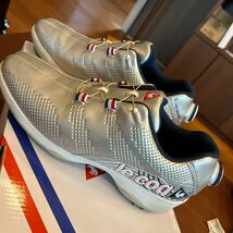 le coq sportif ゴルフシューズ シルバー 24cm ル・コック　美品_画像6