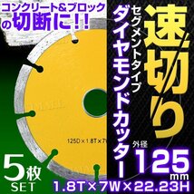 ダイヤモンドカッター 5枚セット