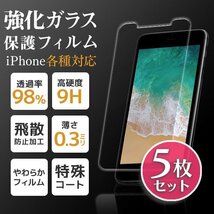 【5枚セット】最新機種対応 iPhone 強化ガラスフィルム 厚み0.3mm iPhone13 Pro MAX クリア 指紋防止 高透明 超強度 9H 保護フィルム_画像1