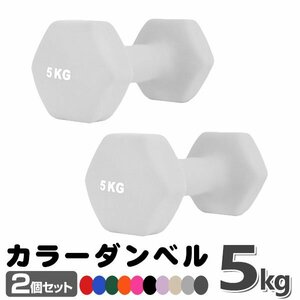  unused dumbbell 5kg 2 piece set color dumbbell iron dumbbells dumbbell compact stylish lovely colorful dumbbell exercise .tore