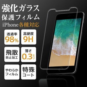 【最新機種対応】iPhone 強化ガラスフィルム 厚み0.3mmiPhone13 Pro MAX クリア 指紋防止 高透明 超強度 9H ハードコート 保護フィルム