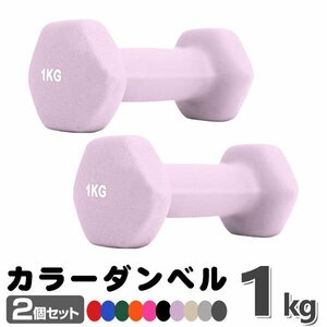  unused dumbbell 1kg 2 piece set color dumbbell iron dumbbells dumbbell compact stylish lovely colorful dumbbell exercise .tore