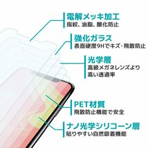 【2枚セット】最新機種対応 iPhone 強化ガラスフィルム 厚み0.3mm iPhone13 Pro MAX クリア 指紋防止 高透明 超強度 9H 保護フィルム_画像3