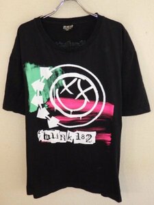 z5063blink182★ブリンク182★バンドTシャツ★パンク★サイズXL★ビッグサイズ★USA★送料格安