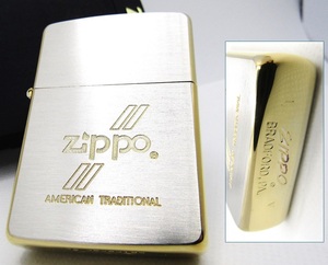 イタリックボトム 金銀 zippo ジッポ 1989年 未使用