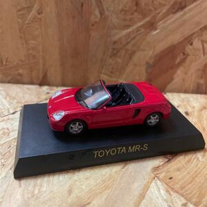 京商 1/64 トヨタ MR-S レッド KYOSHO TOYOTA ミニカー　202434