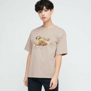 ユニクロ ルーブル美術館 コラボ Tシャツ UT M ベージュ 天使柄【送料無料】