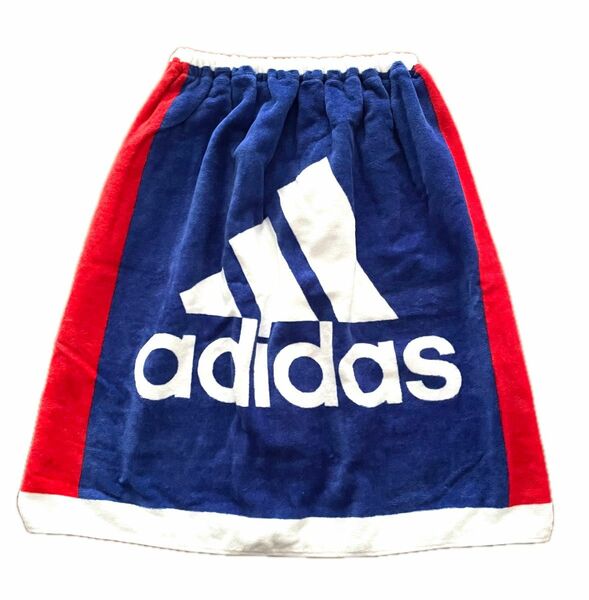 【新品】adidasアディダス/スイミング用タオル/ラップタオル/巻きタオル/綿100%/長さ約55cm