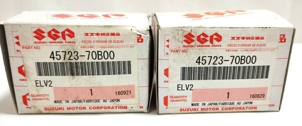 未使用品　SUZUKI　純正品　ブーツセット　品番　45723-70B00　2個セット