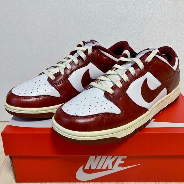 WMNS NIKE DUNK LOW PRM TEAM RED AND WHITE FJ4555-100 ダンク チームレッド 