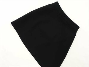 美品 ムルーア MURUA ミニ丈 台形スカート 2 ブラック 【メール便可】