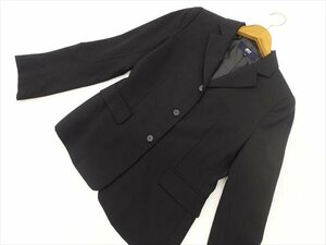 美品 オゾック OZOC 長袖 テーラードジャケット 36 ブラック