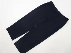 美品 ビス ViS ノータッククロップドパンツ L ネイビー 【メール便可】