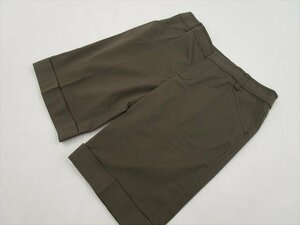  beautiful goods clamp ryusKLEIN PLUSno- tuck shorts 40 brown group 