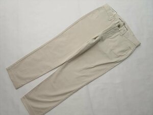 定価\4,900 新品タグ付 ギャップ GAP ノータックアンクルパンツ アイボリー 【メール便可】