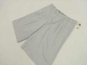 定価\6,800 訳あり未使用品 ギャップ GAP 洗えるツータックハーフパンツ 4 ライトグレー