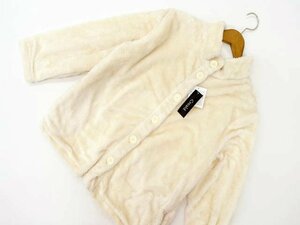 新品タグ付 creald 長袖 洗えるジャケット M-L アイボリー系