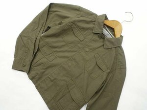  beautiful goods one after hole The - Nice Claup one after another NICE CLAUP long sleeve shirt khaki [ mail service possible ]