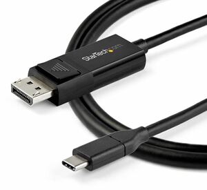 USB-C - DisplayPort 1.4 変換ケーブル2m双方向変換対応