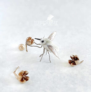 *mur-mur* moveable type miniature art doll tiger tsuli Abu 01 hand made doll house artdoll lovely insect 