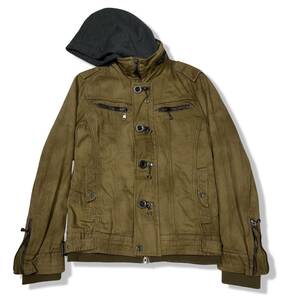 Rare 00's JAPANESE LABEL Rust-processed gimmick jacket archive goa ifsixwasnine kmrii share spirit lgb 14th addictionの画像1