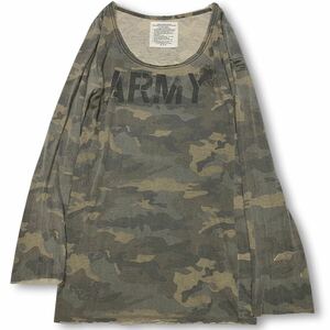 Rare 00's G.O.A Camouflage cut and sew JAPANESE LABEL archive goa ifsixwasnine kmrii share spirit lgb 14th addiction
