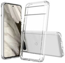 【匿名＆追跡発送】Google Pixel 7 ケース グーグルピクセル7 ケースクリア 耐衝撃 透明 TPU×PC 2in1_画像2