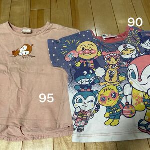 【夏服祭り】 アンパンマン　ドキンちゃん　半袖Tシャツ　2枚　90 95