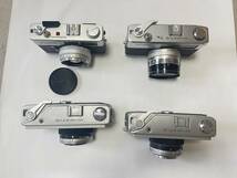 ミノルタ MINOLTA フイルムカメラ レンジファインダー 4台 まとめ HI-MATIC E / HI-MATIC 7s / HI-MATIC 【動作未確認 ジャンク】_画像3