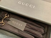 新品タグ付き☆GUCCIグッチ☆ホースビット付きナッパレザーグローブ☆_画像8